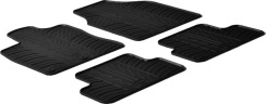 Гумові килимки в салон для Nissan Qashqai (mkI) 2006-2013 комплект з 4 штук (Gledring)