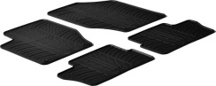 Гумові килимки в салон для Peugeot 307 (mkI) 2001-2008 / 308 (mkI) 2007-2013 комплект з 4 штук (Gledring)