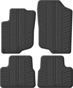 Гумові килимки в салон для Peugeot 207 (mkI) 2006-2014 комплект з 4 штук (Gledring)