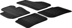 Гумові килимки в салон для Skoda Superb (mkII) 2008-2015 комплект з 4 штук (Gledring)