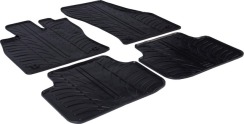 Гумові килимки в салон для Skoda Octavia (mkIII) 2012-2019 комплект з 4 штук (Gledring)