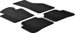 Гумові килимки в салон для Volkswagen Passat (B7) 2010-2015; CC (mkI) 2008-2017 комплект з 4 штук (Gledring)