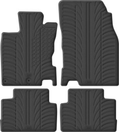 Гумові килимки в салон для Nissan Qashqai (mkII) 2013-2021 комплект з 4 штук (Gledring)