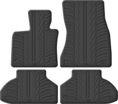 Гумові килимки в салон для BMW X6 (F16; F86) 2014-2019 комплект з 4 штук (Gledring)