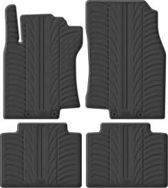Гумові килимки в салон для Nissan X-Trail (mkIII)(T32) / Rogue (mkII) 2013-2021 комплект з 4 штук (Gledring)