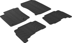 Гумові килимки в салон для Toyota Land Cruiser Prado (J150) 2013-2024 (АКПП) комплект з 4 штук (Gledring)