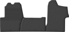 Гумові килимки в салон для Renault Master (mkIII) 2010-2024; Nissan NV400 (mkI) 2010-2024; Opel Movano (mkII)(B) 2010-2021 комплект з 3 штук (Gledring)