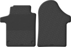 Гумові килимки в салон для Mercedes-Benz V-Class (W447) 2014→ (АКПП) комплект з 2 штук (Gledring)