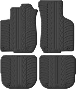 Гумові килимки в салон для Audi A3/S3 (mkI) 1996-2003 (МКПП) комплект з 4 штук (Gledring)