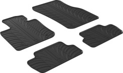 Гумові килимки в салон для Mini Cooper (mkIII)(F56) 2013-2024 (3-дв.)(МКПП) комплект з 4 штук (Gledring)