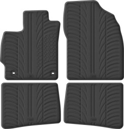 Гумові килимки в салон для Toyota Prius (mkIII) 2012-2015 комплект з 4 штук (Gledring)