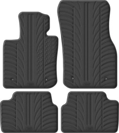 Гумові килимки в салон для Mini Cooper (mkIII)(F55) 2013-2024 (5-дв.)(МКПП) комплект з 4 штук (Gledring)