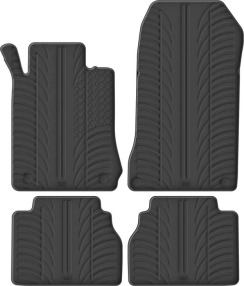 Гумові килимки в салон для Mercedes-Benz E-Class (W210; S210) 1994-2003 комплект з 4 штук (Gledring)