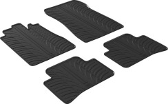 Гумові килимки в салон для Mercedes-Benz C-Class (W202) 1992-2001 (МКПП) комплект з 4 штук (Gledring)
