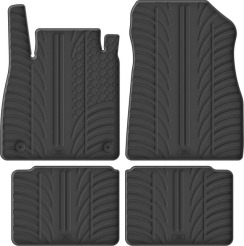 Гумові килимки в салон для Nissan Micra (mkV)(K14) 2016-2022 комплект з 4 штук (Gledring)
