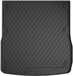Резиновый коврик в багажник для Audi A6/S6/RS6 (mkIII)(C6) 2004-2011 (универсал)(багажник) (Gledring)