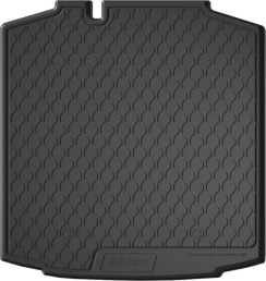 Гумовий килимок в багажник для Skoda Rapid (mkI) 2012-2019; Seat Toledo (mkIV) 2012-2019 (ліфтбек)(нижний)(багажник) (Gledring)