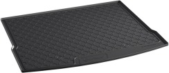 Резиновый коврик в багажник для Volkswagen Tiguan (mkII) 2016-2024 (5 мест)(с двухуровневым полом)(верхний уровень)(багажник) (Gledring). Фото 2