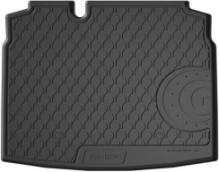 Гумовий килимок в багажник для Volkswagen Golf (mkV) 2003-2010 / (mkVI) 2008-2014 (хетчбек)(с докаткой)(багажник) (Gledring)