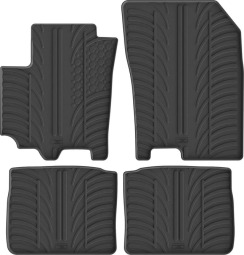 Резиновые коврики в салон для Suzuki SX4 (mkII) 2013-2022 (S-Cross) комплект из 4 штук (Gledring)