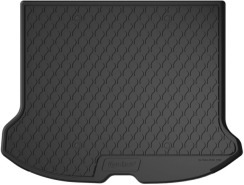Резиновый коврик в багажник для Volvo XC60 (mkI) 2008-2017 (с докаткой)(багажник) (Gledring)