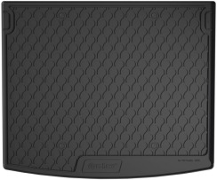 Резиновый коврик в багажник для Volkswagen Caddy (mkIII) 2010-2021 (Life)(багажник) (Gledring)