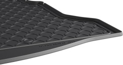 Резиновый коврик в багажник для Honda Civic (mkX) 2015-2021 (EU)(хетчбек)(нижний)(с запаской)(багажник) (Gledring). Фото 3