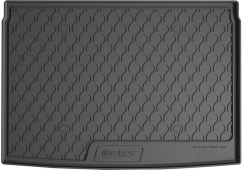 Гумовий килимок в багажник для Mercedes-Benz B-Class (W246) 2011-2018 (без двухуровневого пола)(нижний)(багажник) (Gledring)