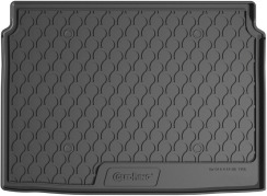 Резиновый коврик в багажник для Citroen C4 (mkIII) 2020→ (с двухуровневым полом)(верхний уровень)(багажник) (Gledring)