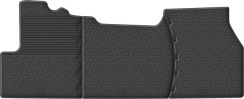 Гумові килимки в салон для Opel Movano (mkIII)(C) 2021→ (МКПП) комплект з 3 штук (Gledring)