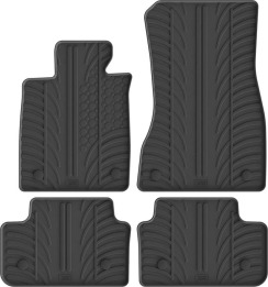 Резиновые коврики в салон для BMW 5-series (G60) 2023→ (АКПП) / i5 (G60) 2023→ (седан) комплект из 4 штук (Gledring)