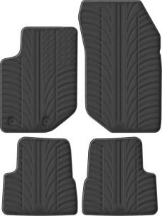 Резиновые коврики в салон для Jeep Avenger (mkI) 2023→ (МКПП) комплект из 4 штук (Gledring)