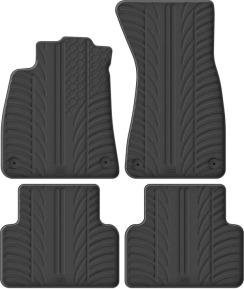 Резиновые коврики в салон для Audi A5/S5 (mkIII) 2024→ (TFSI) комплект из 4 штук (Gledring)