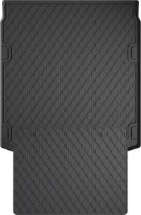 Резиновый коврик в багажник для Audi A6/S6 (mkIV)(C7) 2011-2018 (седан)(багажник с защитой) (Gledring)