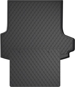 Резиновый коврик в багажник для BMW 3-series (F34)(Gran Turismo) 2013-2020 (багажник с защитой) (Gledring)