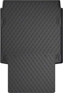 Гумовий килимок в багажник для Audi A4/S4 (mkIV)(B8) 2008-2015 (седан)(багажник с защитой) (Gledring)