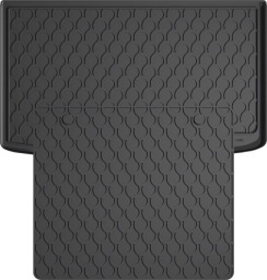 Резиновый коврик в багажник для Ford B-Max (mkI) 2012-2017 (багажник с защитой) (Gledring)