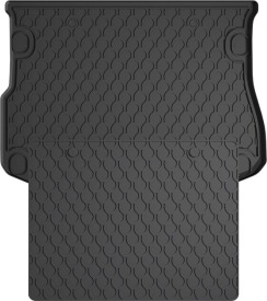 Резиновый коврик в багажник для Land Rover Range Rover Evoque (mkI)(L538) 2011-2018 (багажник с защитой) (Gledring)
