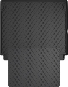 Резиновый коврик в багажник для Land Rover Range Rover Sport (mkII)(L494) 2013-2022 (багажник с защитой) (Gledring)