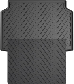 Резиновый коврик в багажник для DS 4 (mkII) 2021→ (багажник с защитой) (Gledring)