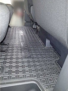 Килимки 2-го ряду для Opel Zafira Life (2019-...) Business (Base) 8 місць (Avto-Gumm). Фото 5