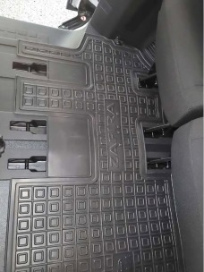 Коврики 3-го ряда для Opel Zafira Life (2019-...) 7 мест Enjoy (Avto-Gumm). Фото 3