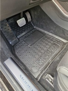 Килимки в салон для Tesla Model S (2021-...) (Avto-Gumm). Фото 3