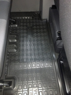 Килимки 2-го ряду для Volkswagen T5/T6 Transporter (2003-...) (Avto-Gumm). Фото 3