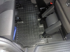 Килимки 3-го ряду для Volkswagen T5/T6 Transporter (2003-...) (Avto-Gumm). Фото 3
