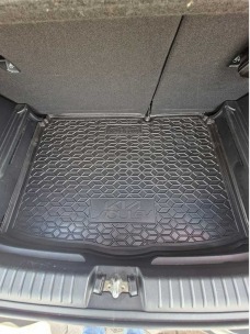 Килимок в багажник для Kia Soul (2019-...) EV нижня поличка (Avto-Gumm). Фото 2