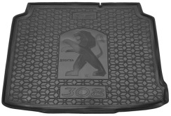 Килимок в багажник для Peugeot 308 (2014-...) хетчбек докатка (Avto-Gumm)