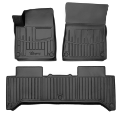 3D килимки для Rivian R1T (2021-...) з бортиками 30 мм (Stingray)