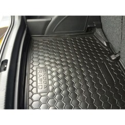 Коврик в багажник для Skoda Rapid (2012-2019) Spaceback (Avto-Gumm). Фото 2