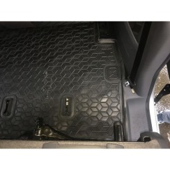 Коврик в багажник для Volkswagen Caddy Maxi 2004- 7 мест (Avto-Gumm). Фото 3